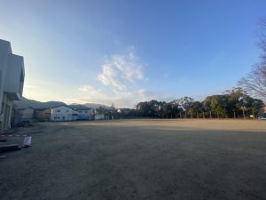 広大なグラウンド