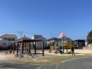 安心してお子さんと一緒にはしゃげる公園