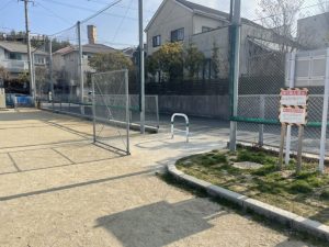 フェンスで安全確保