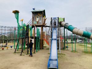 大きめの遊具が特別な遊びを盛り上げてくれます