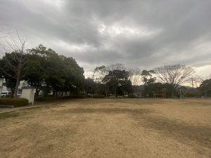 広大なグランド